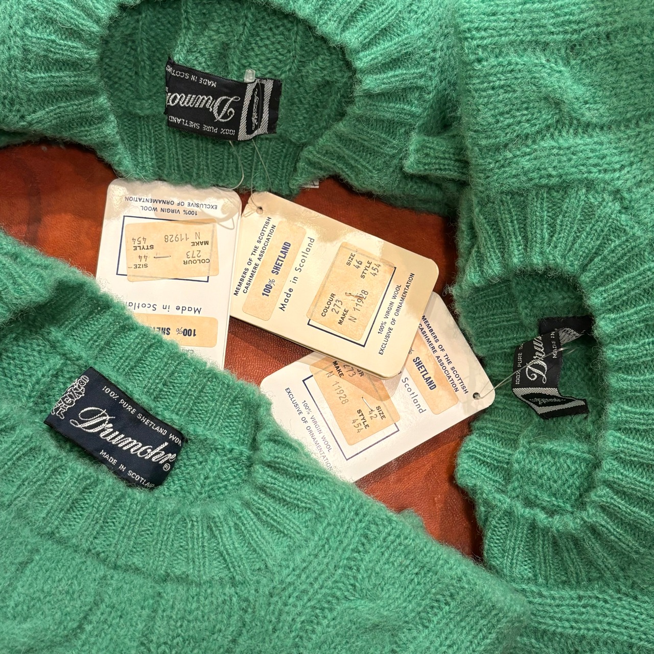 Drumohr スコットランド製 Deadstock デッドストック 3サイズ 