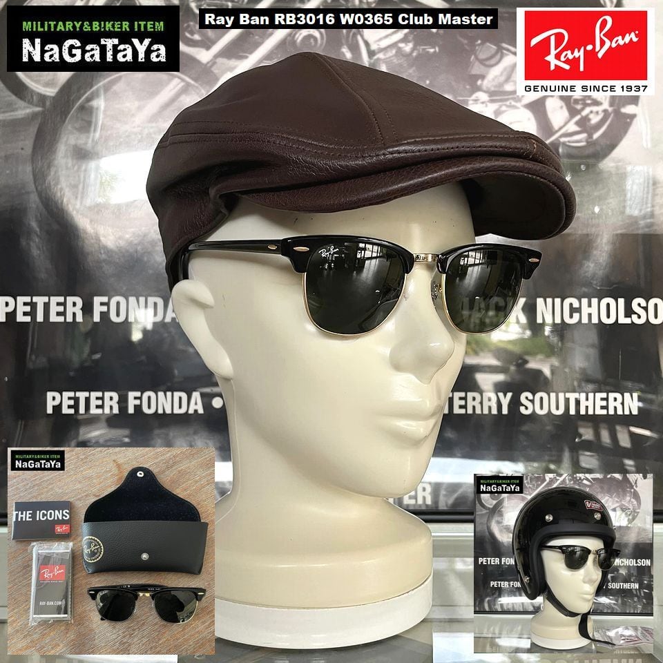 新品 RayBan イタリア製 サングラス 未使用 クラブマスター レイバン