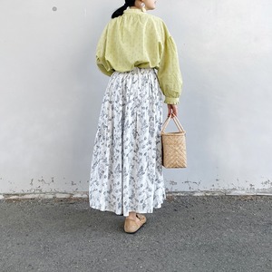 Jacquard print skirt (off white)