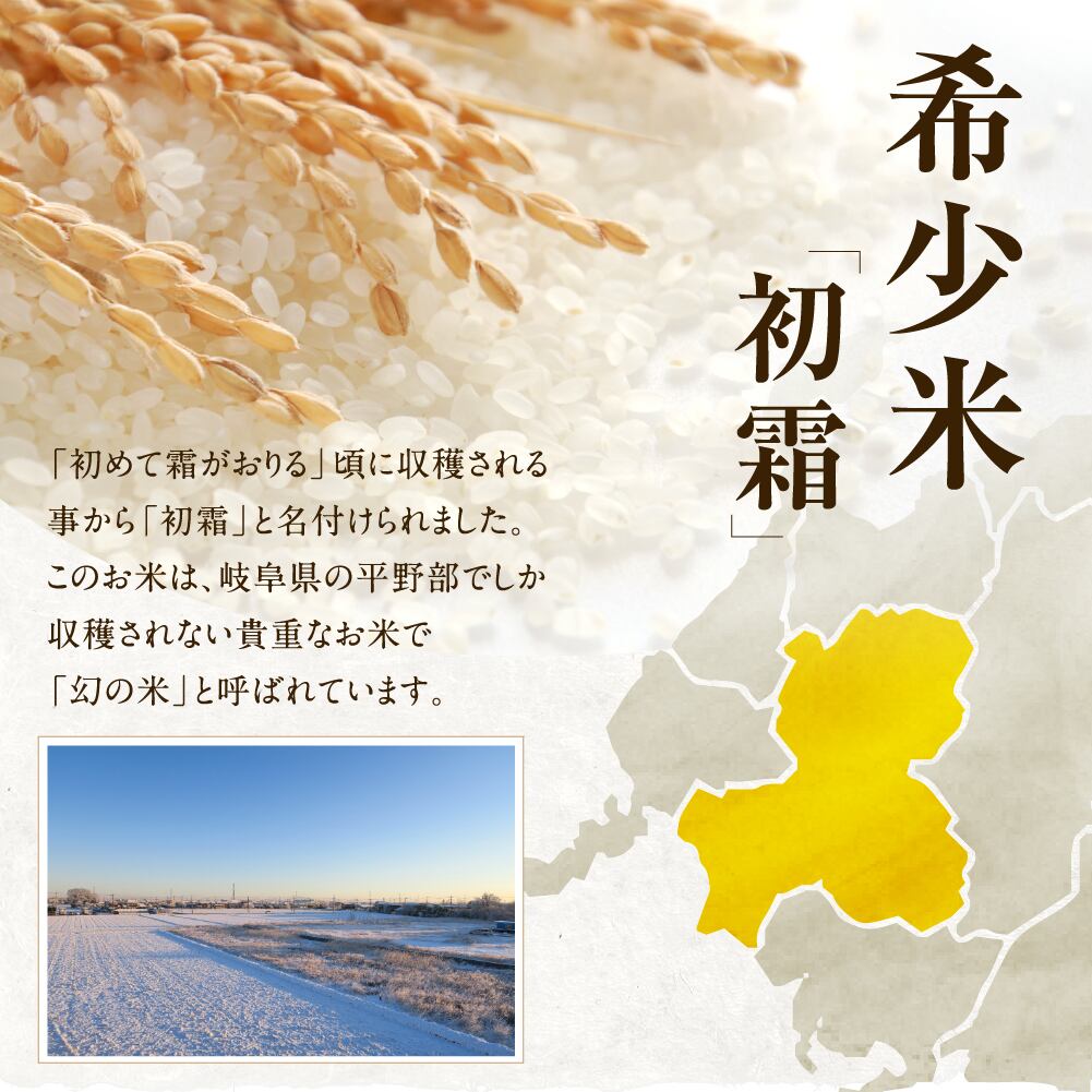 2020年度　収穫したて 岐阜県産 ハツシモ20キロ　精米あり
