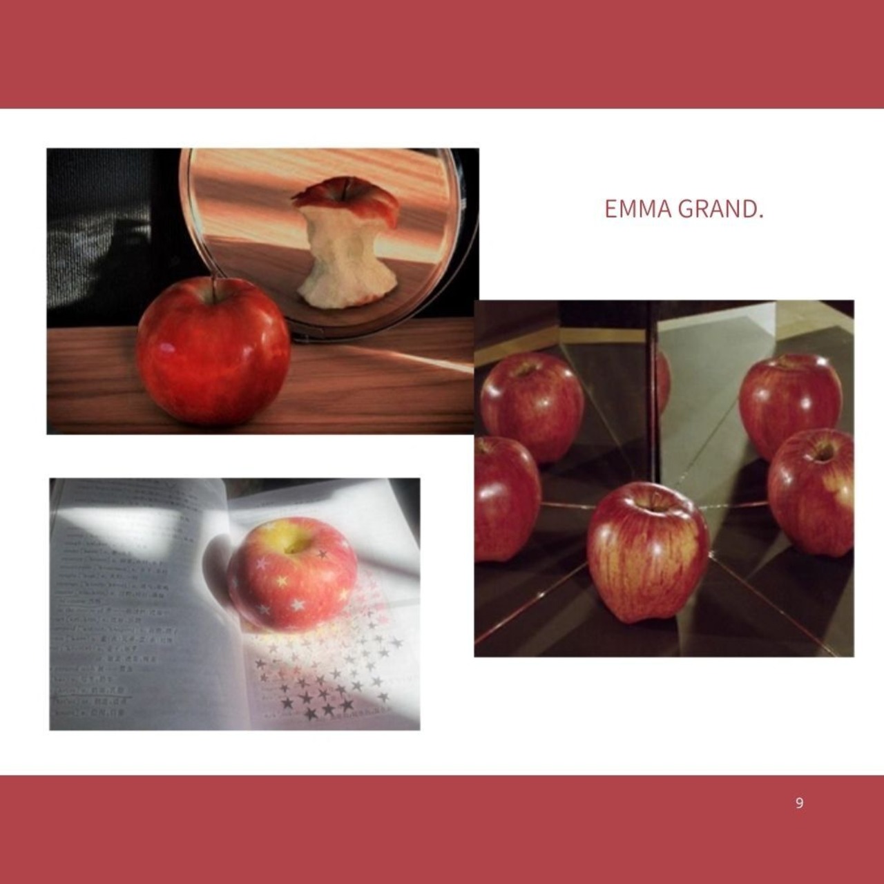 星種のスライスアップルピアス　E00580