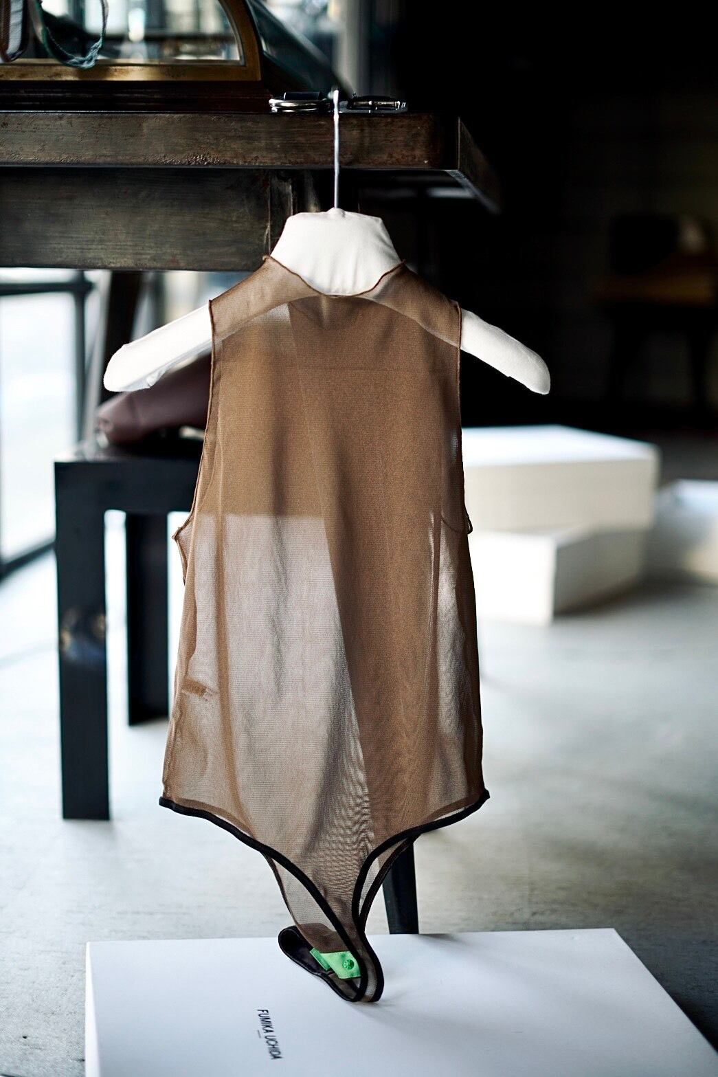 OVERNEATH / Tull Net (Bodysuit 089) ( Grey , Beige , Brown ) #8