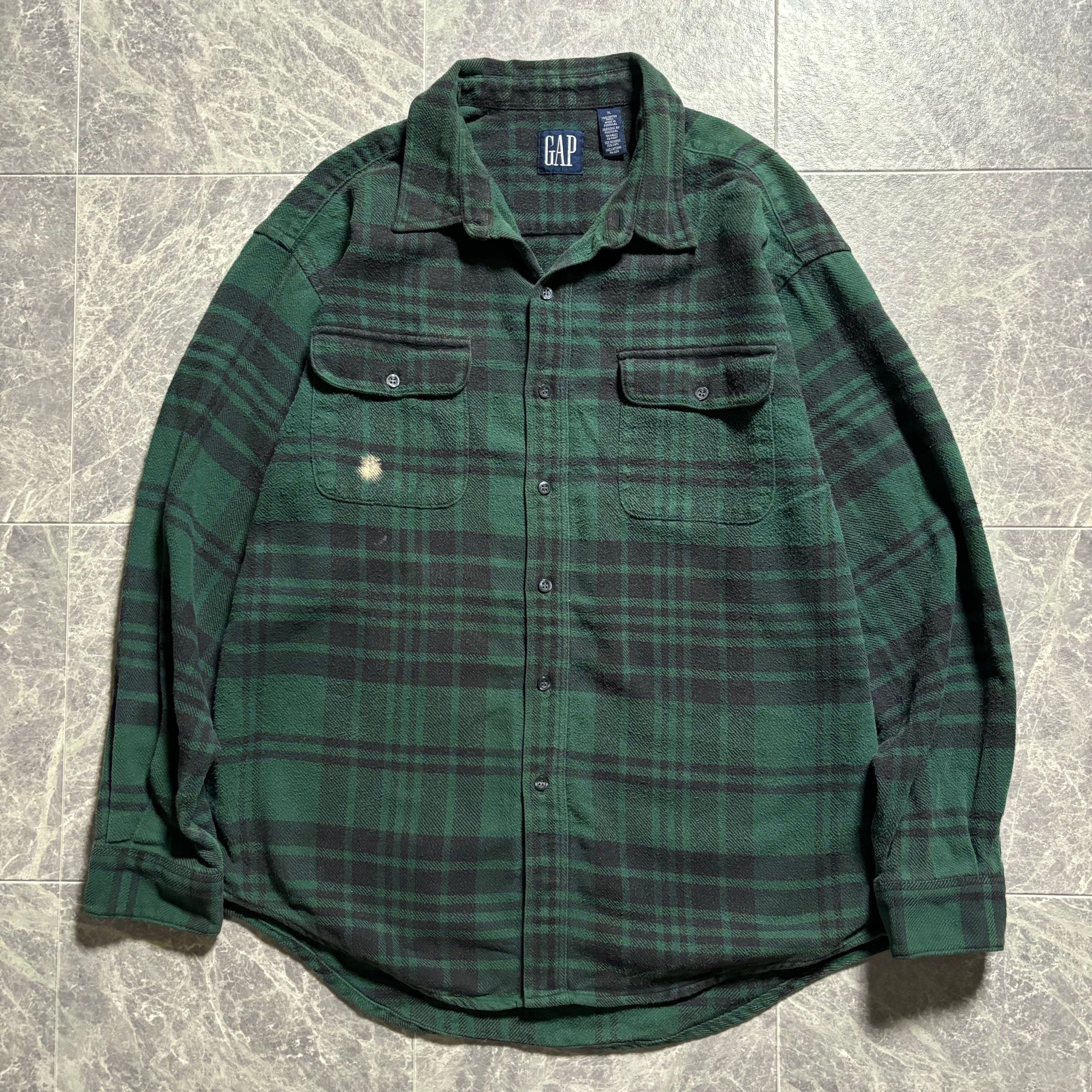 90s OLD GAP Flannel Shirt