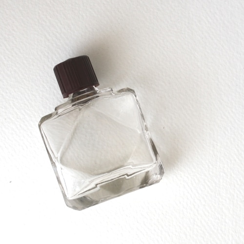 Antique perfume bottle・polyhedron / aa0008
