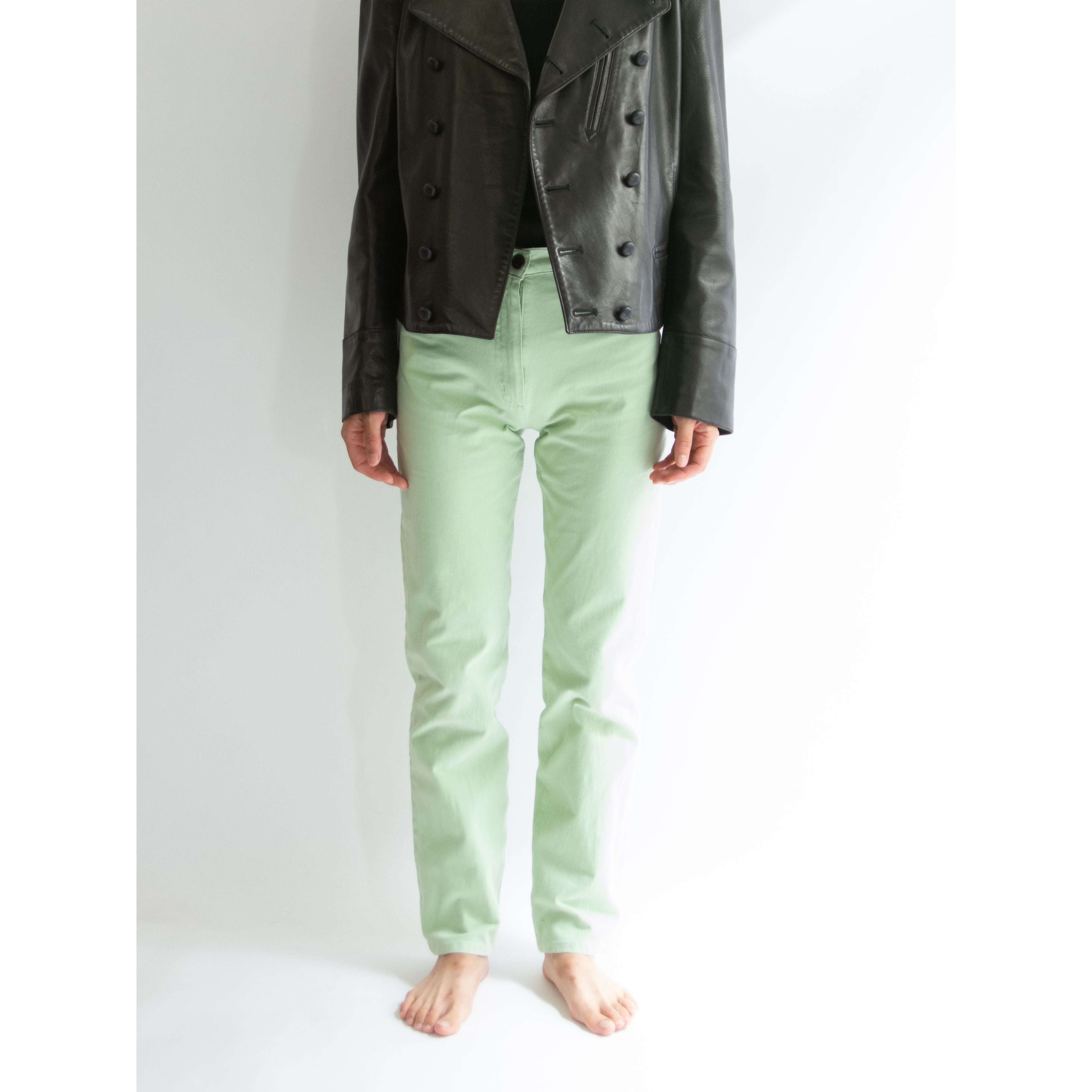 【Salvatore Ferragamo】Made in Italy Cotton Stretch Slim Pants（サルヴァトーレ フェラガモ イタリア製コットンストレッチスリムパンツ）