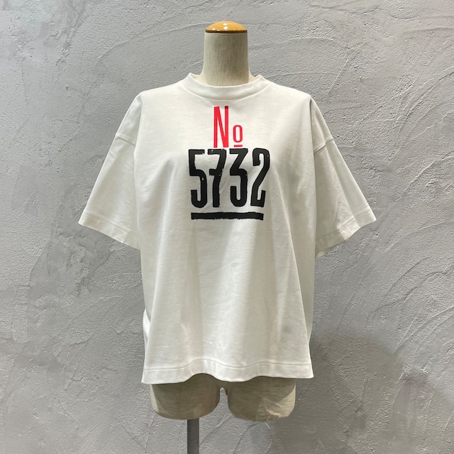 BLANC basque/天竺プリントTシャツ