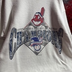 1995s USA インディアンズ スウェット INDIANS MLB ホワイト Lee