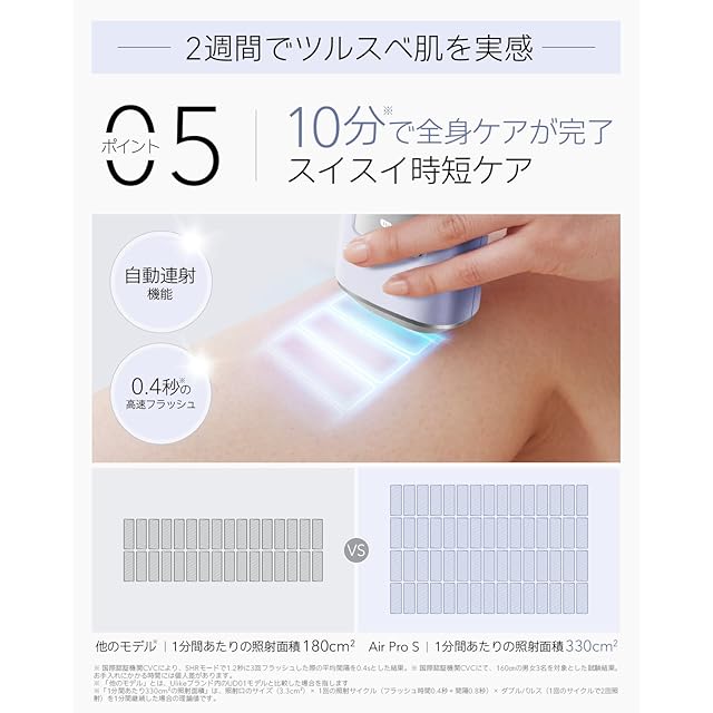 正規品】Ulike（ユーライク）脱毛器 AirPro S 家庭用光美容器