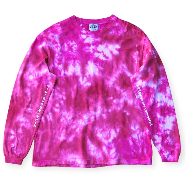 “すべてのものはつながっている” TIE DYE  BIG L/S T-SHIRT 《S》