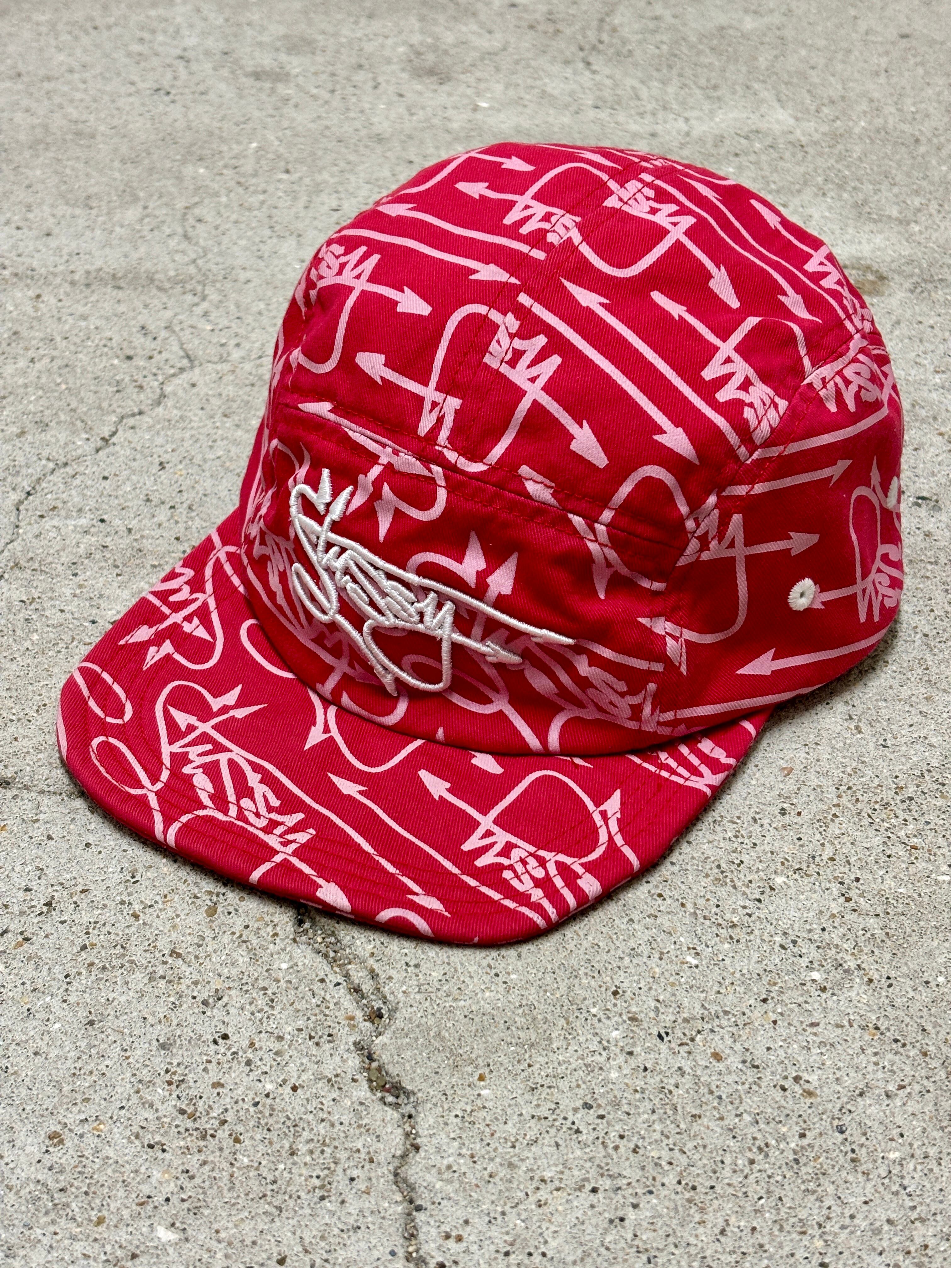 00s STUSSY × FUTURA/Camp Cap/Free/キャンプキャップ/ジェット
