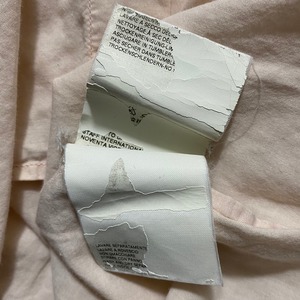 MAISON MARTIN MARGIELA ⑩ pink beige color shirt