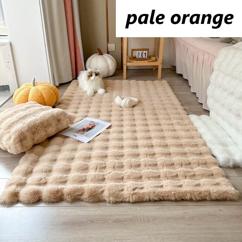 カーペット もこもこ 韓国風 160cm x 60cm おしゃれ かわいい 絨毯
