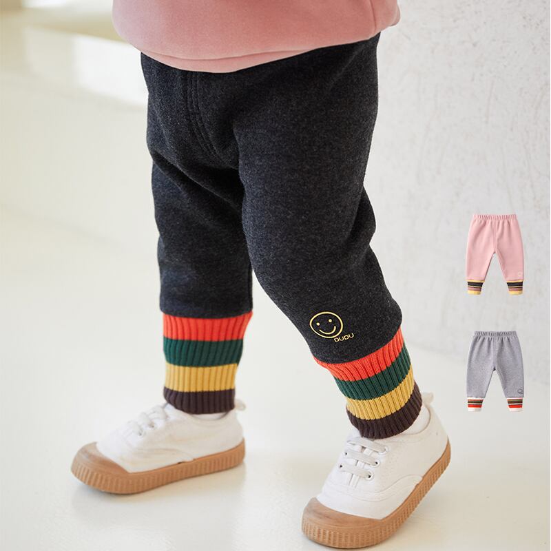 ベビー秋冬レギンス、アウターとベルベット、新しい暖かい冬のパンツ、子供用の冬服、エインスタイルのベビーシック Duduベイビー1078836060
