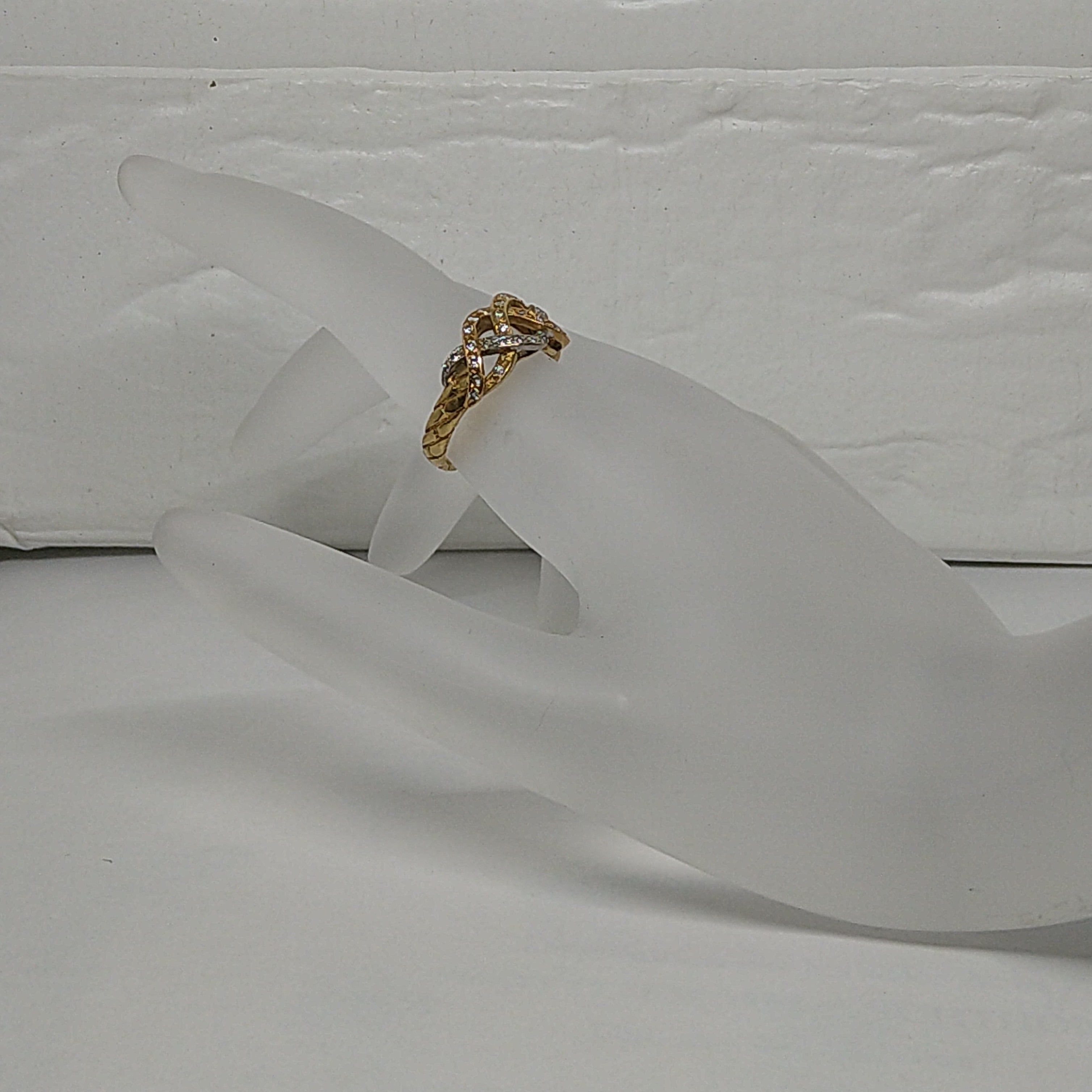 イギリスアンティーク K9 ノットリング 10号