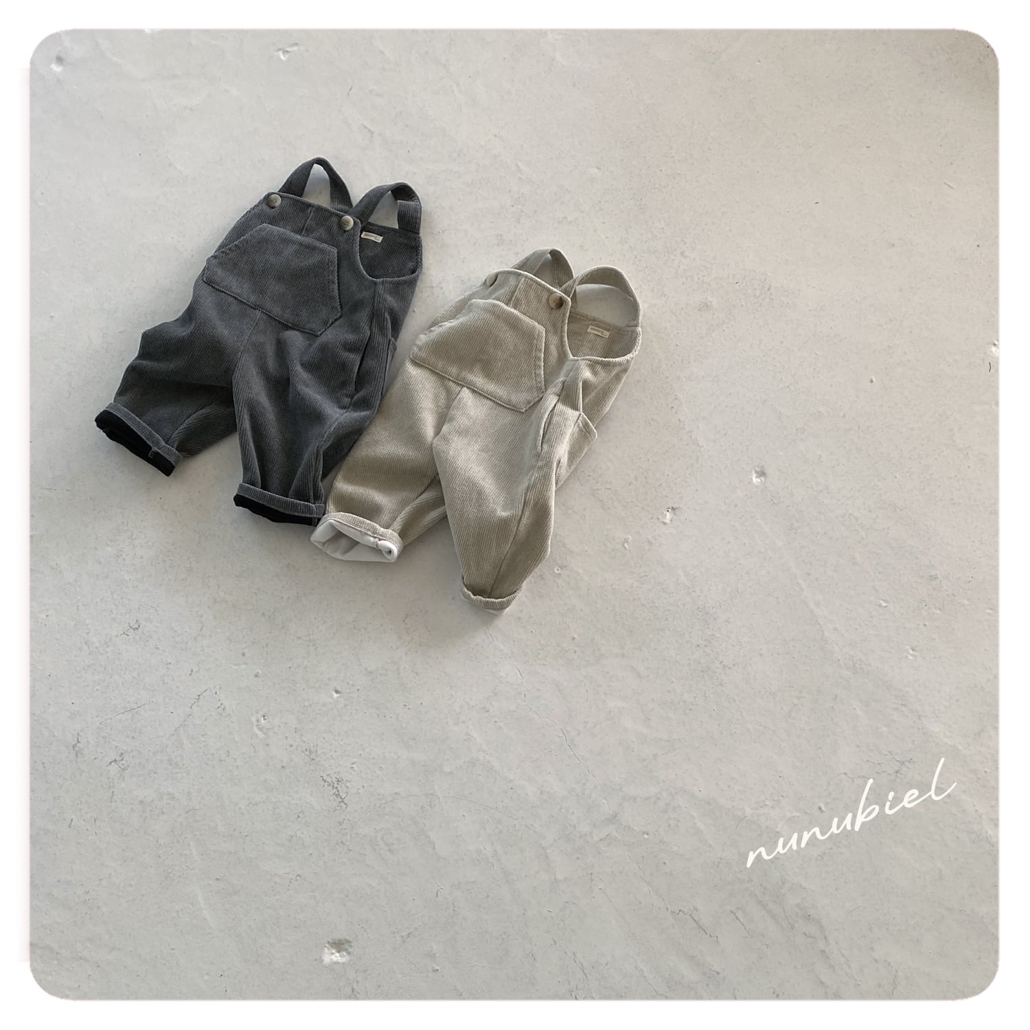 corduroy suspender pants【nunubiel】※予約商品