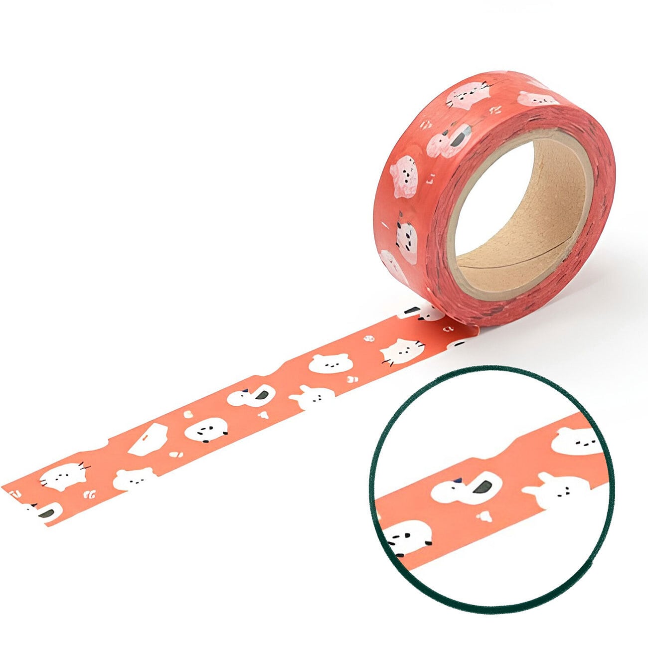 mizutama マスキングテープ いたおかレッド ぷんぷく堂 | 文具雑貨