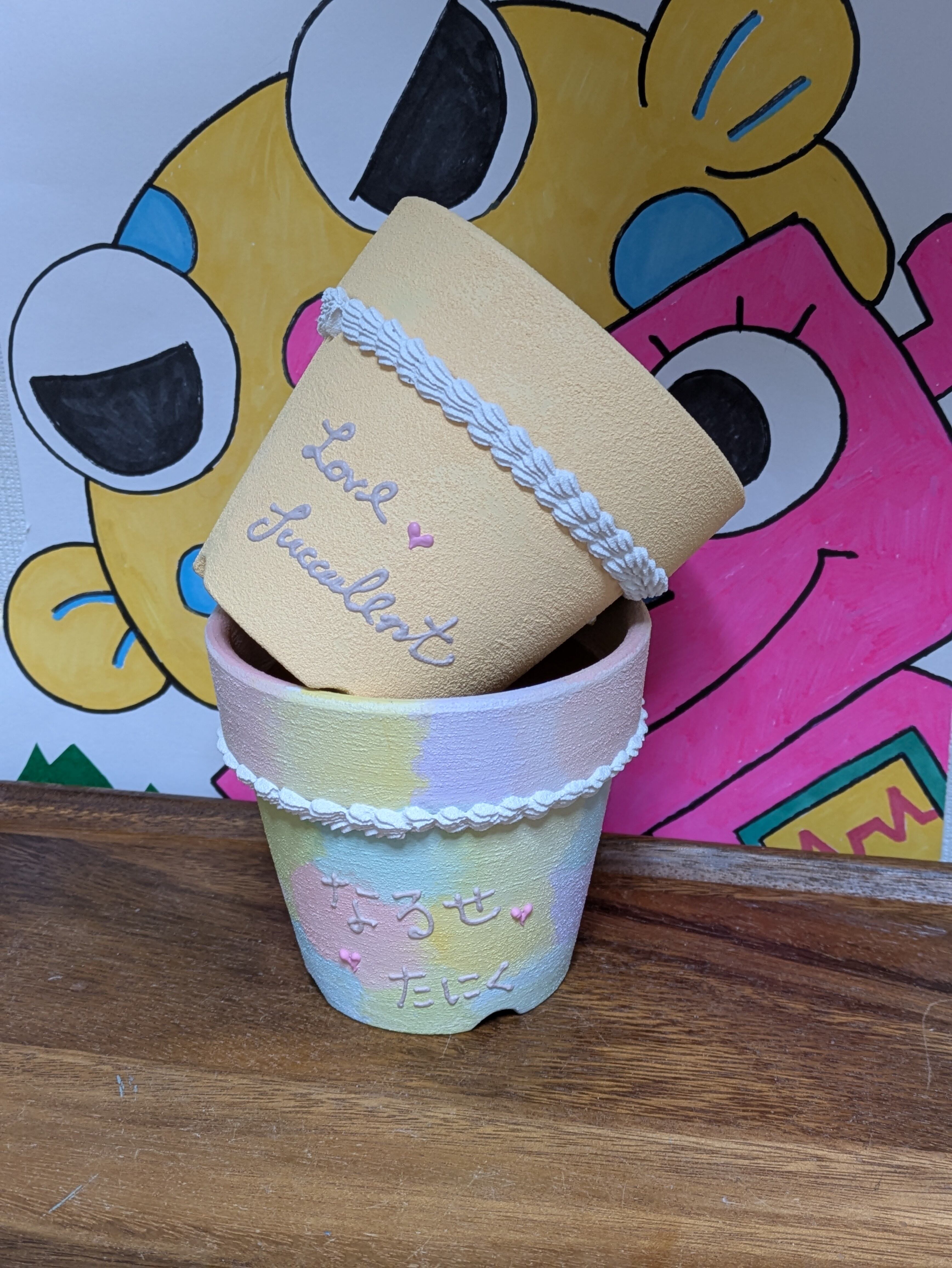 BASE初登場!!こらちょんさんコラボリメイク鉢 | 成瀬多肉