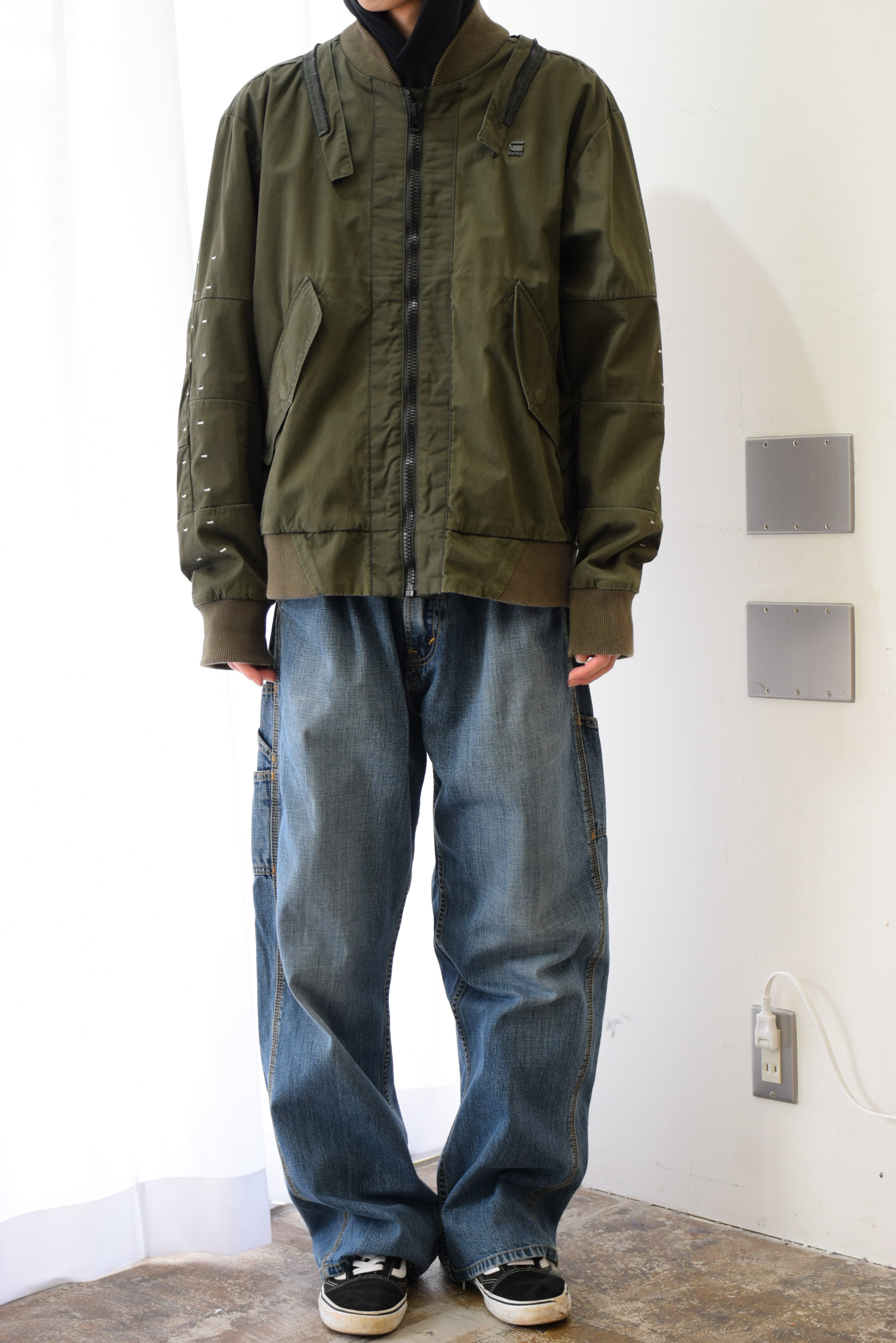 G-Star RAW ボンバージャケット メンズXL カーキ ミリタリー