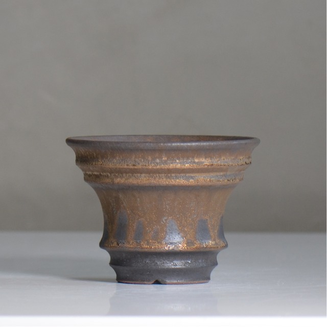fuclay / FUCLAY black / fu5_fb07_m / 約 φ12.5cm / 植木鉢