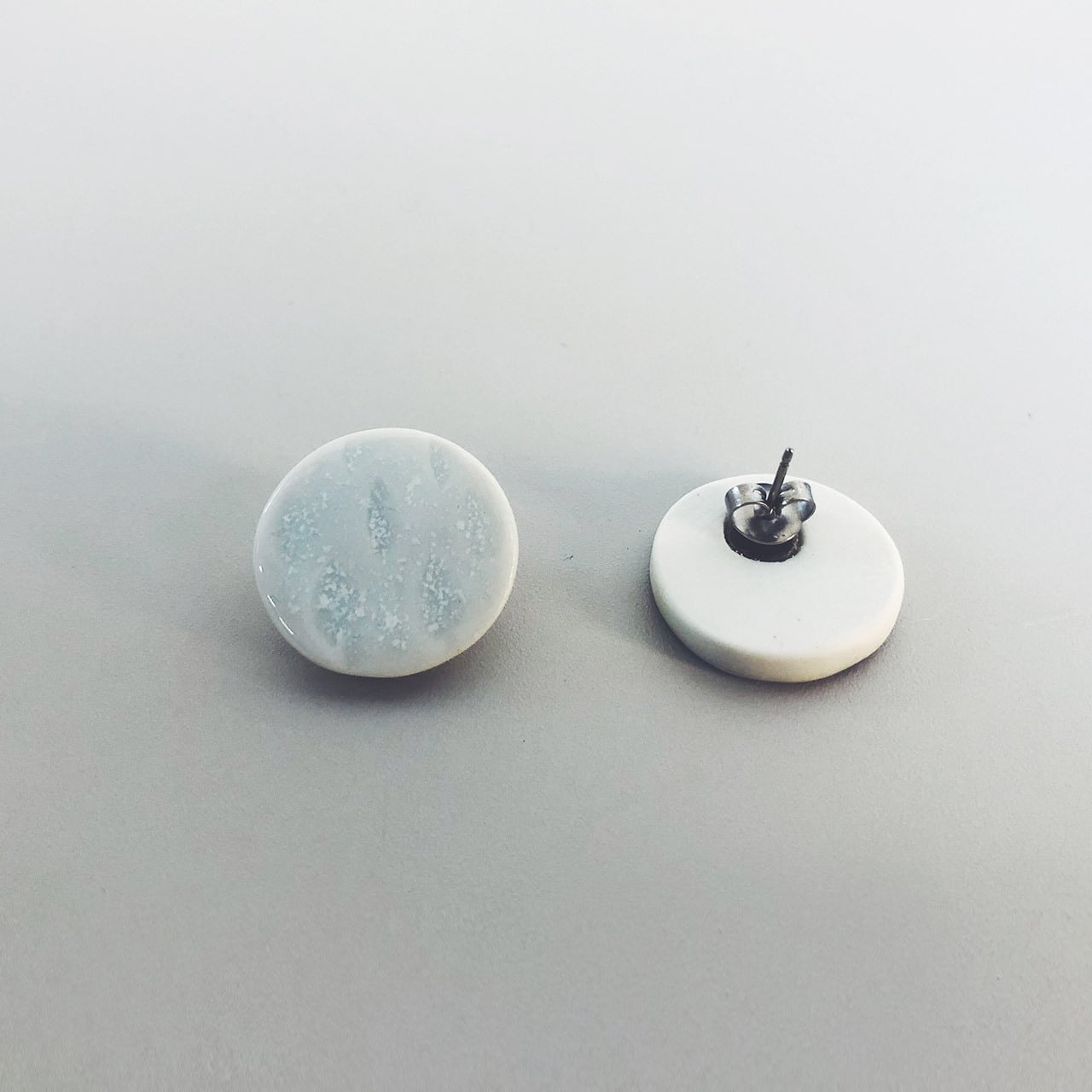 円 / ピアス 白磁 | SoryuGama