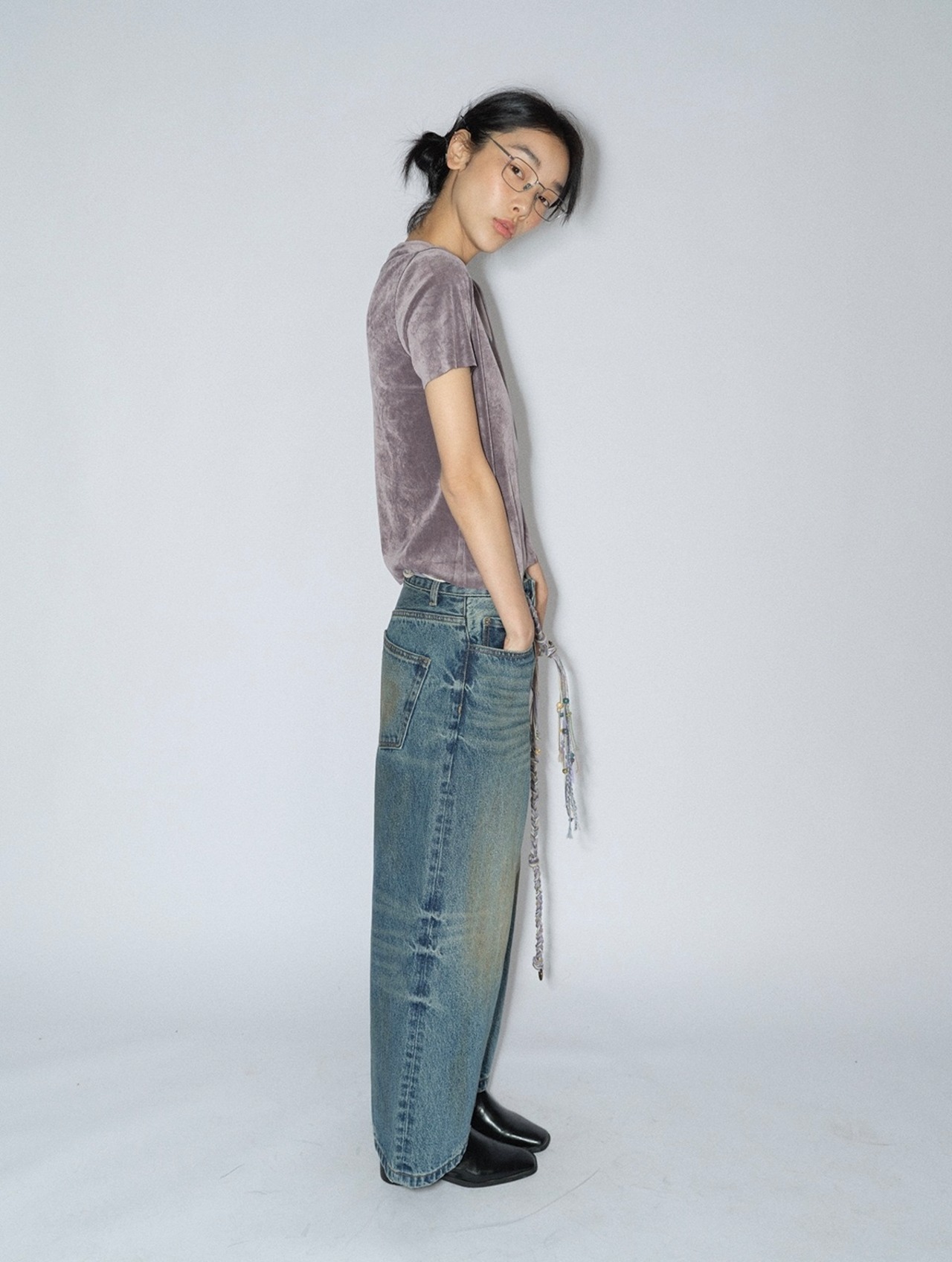 Cat Eye Velvet Tee UH00064