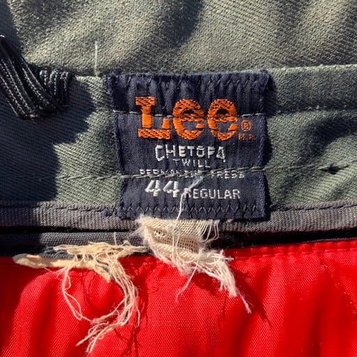 70's Lee リー CHETOPA TWILL チェトパ ライナー付きワークジャケット