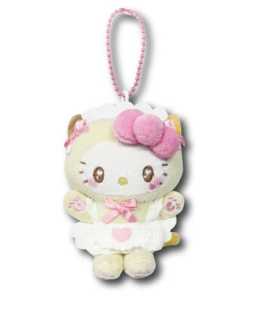 サンリオ　ミニマスコットキーホルダー　ねこねこメイド　ミケPK