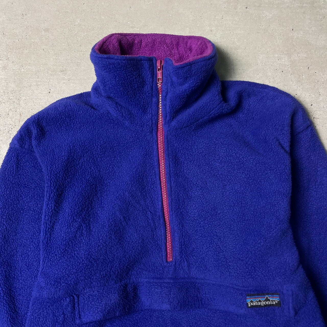 80年代 patagonia パタゴニア フリースプルオーバー 三角タグ Rマーク 