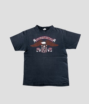 -Harley Davidson- Vintage 70-80s L Eagle Print T-shirt made in USA