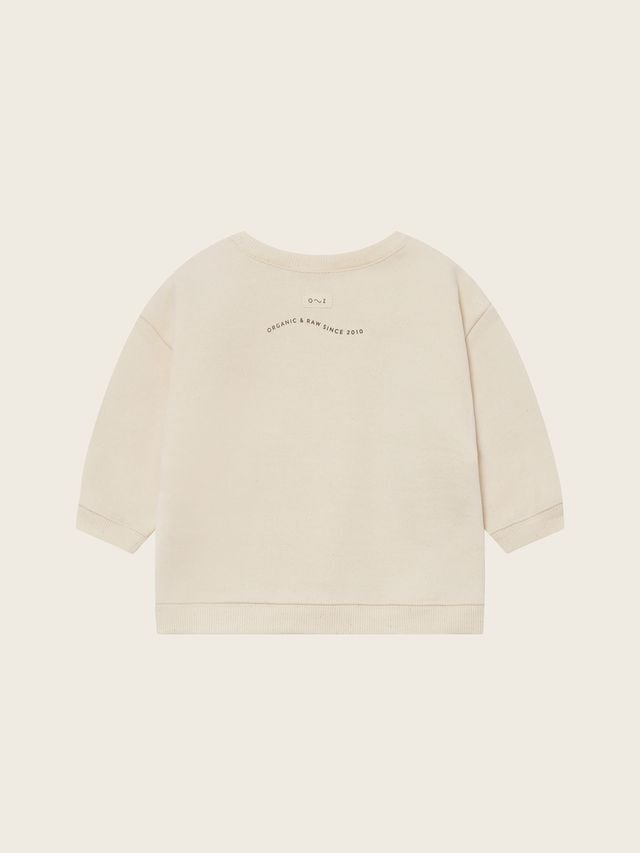 送料無料【organic zoo】Milk Sweatshirt Undyed | RIRIBELL
