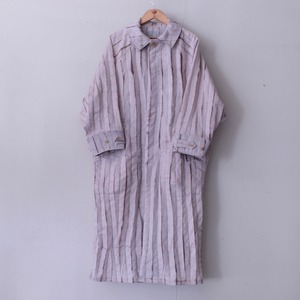 rikolekt / "Shibori" Trench Coat / Grayish pink