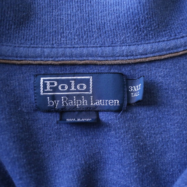 "Polo by Ralph Lauren" XXXL super over silhouette half-zip pullover