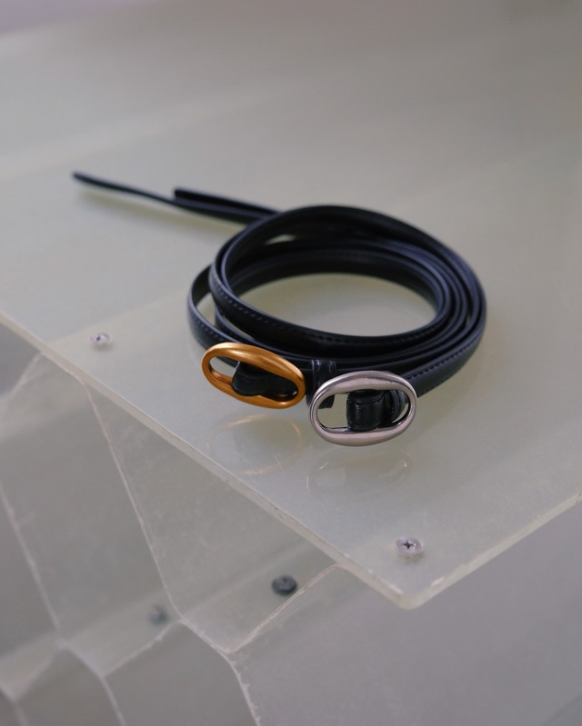 Oval Backle Leather Belt  -select item-