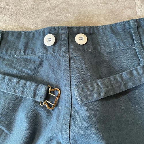 50-60s フランス軍 HBT フレンチワーク コットン パンツ W36 詳細写真12