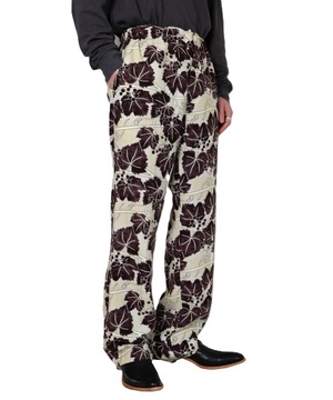 UNUSED /  UW1196 PRINT EASY PANTS (BEIGE)