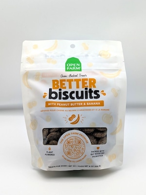 OPEN FARM ベタービスケット ピーナツバター&バナナ