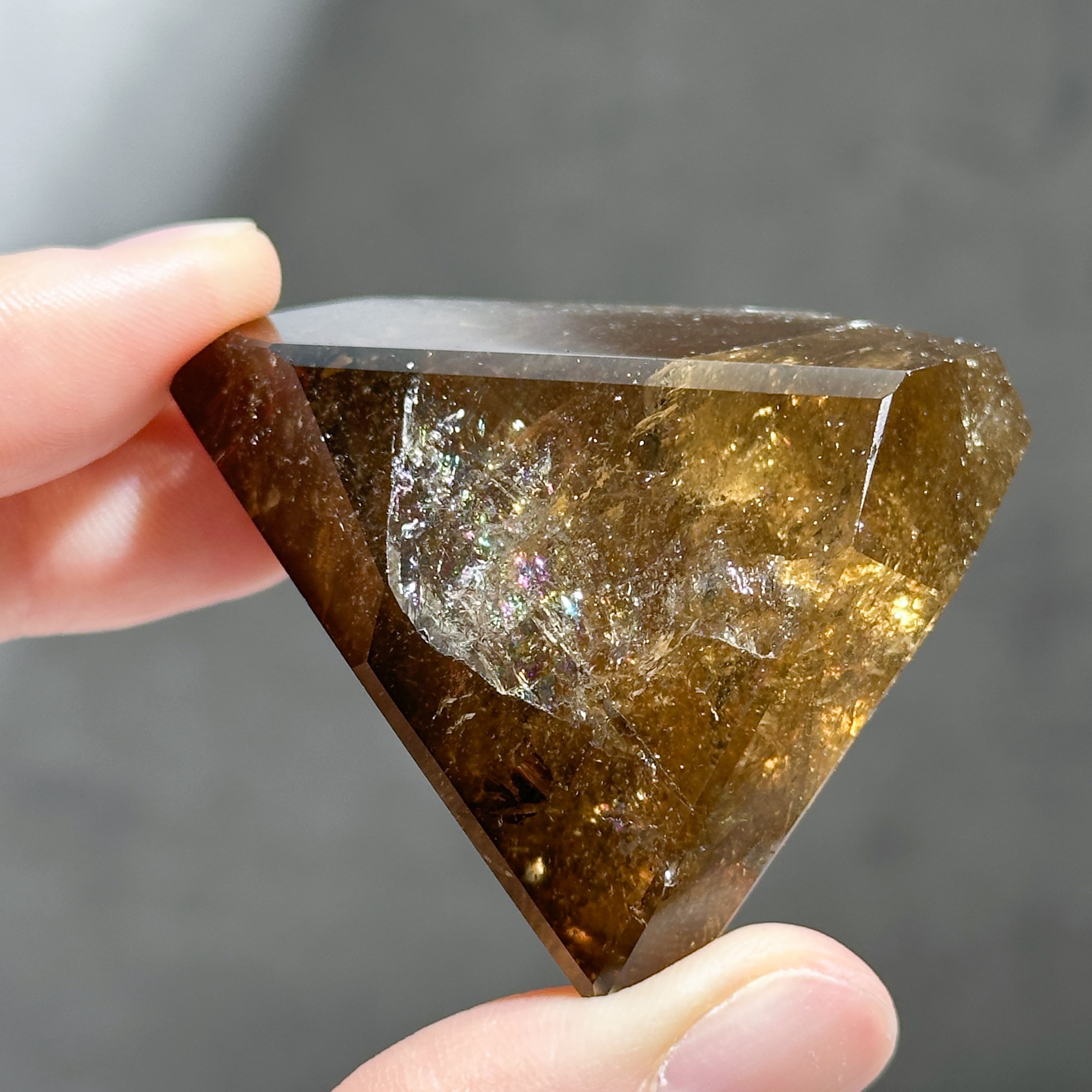 虹◎シトリン（黄水晶） フリーフォーム21◇ Citrine ◇ 天然石