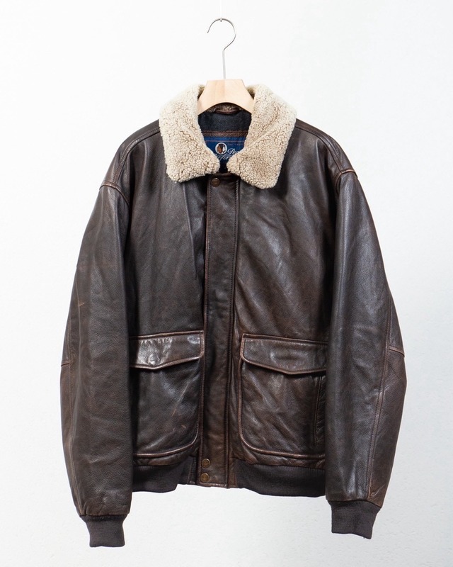 G-1 style leather jacket