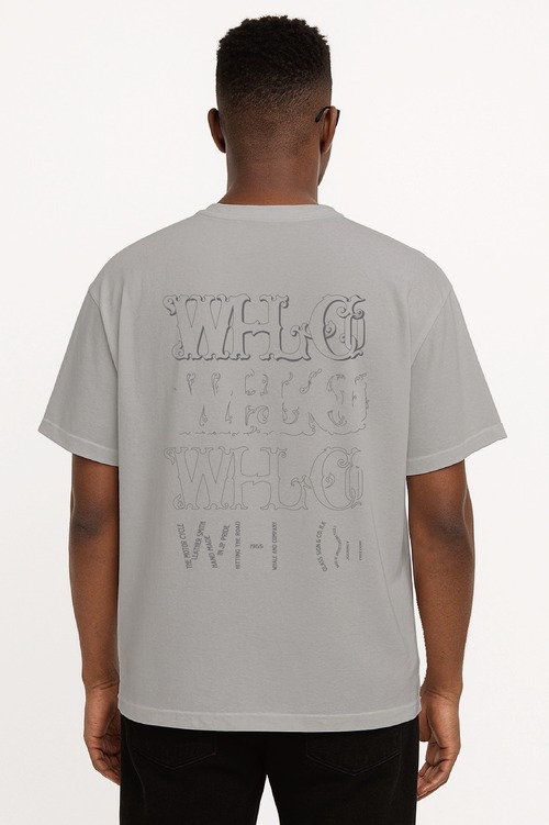 Whale & Co.  レタリング Tシャツ