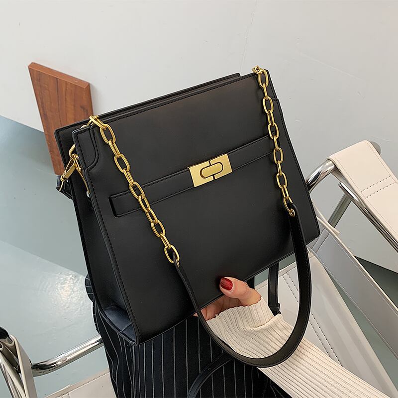 秋冬バッグレディースバッグ2020新しい流行のファッションテクスチャーシンプルなニッチショルダーバッグチェーンバッグワイルドメッセンジャーバッグ Tiancai_Wing_Bag57740676373