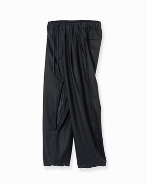 WOOL FLANNEL EASY PANTS (NAVY)
