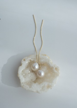 アメリカンピアス - Peak Drop／K10YG - White