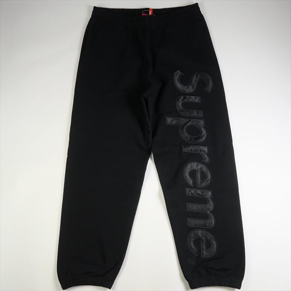 Size【XL】 SUPREME シュプリーム 23AW Satin Applique Sweatpant Black スウェットパンツ 黒  【新古品・未使用品】 20778962 | STAY246 powered by BASE