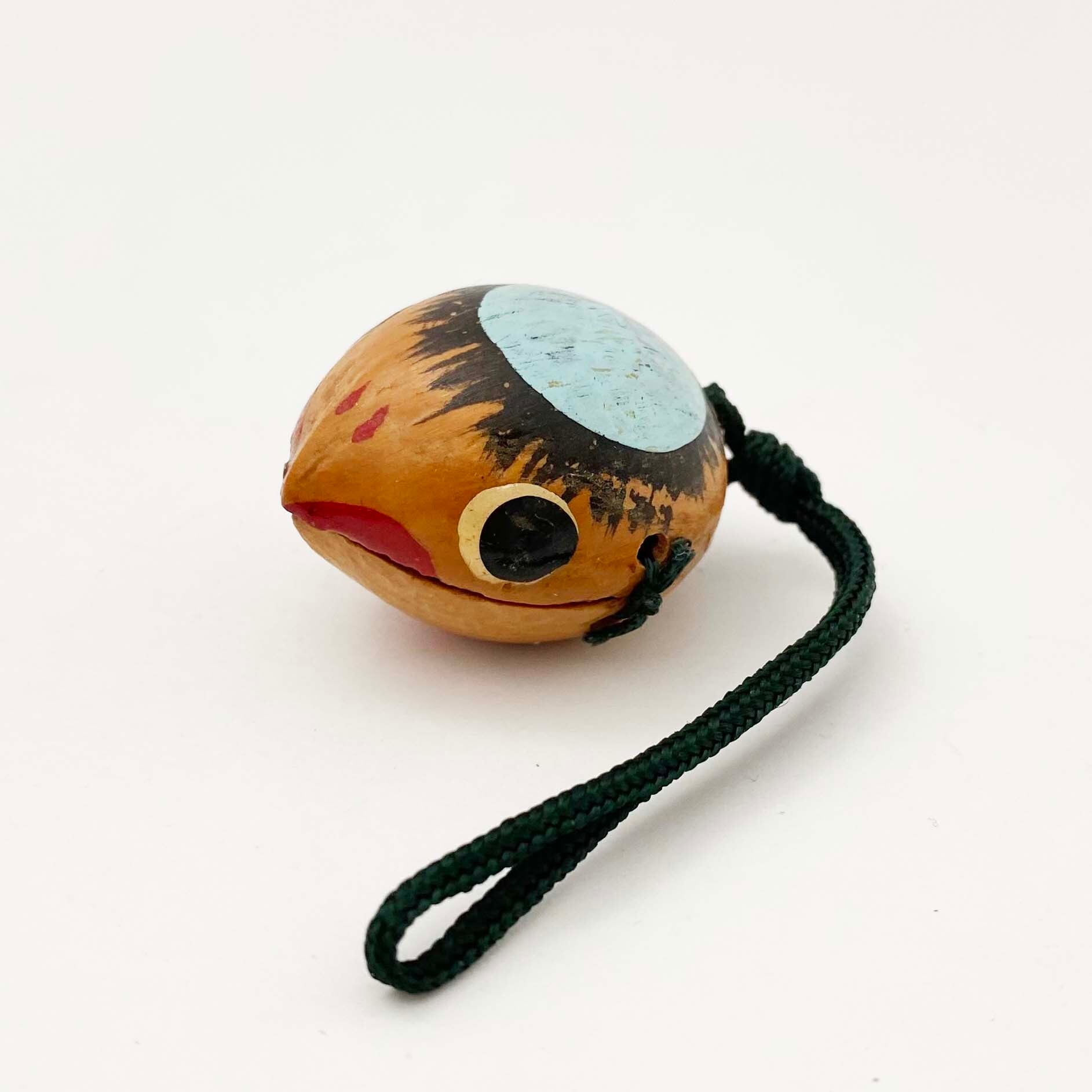 カッパの鈴根付け