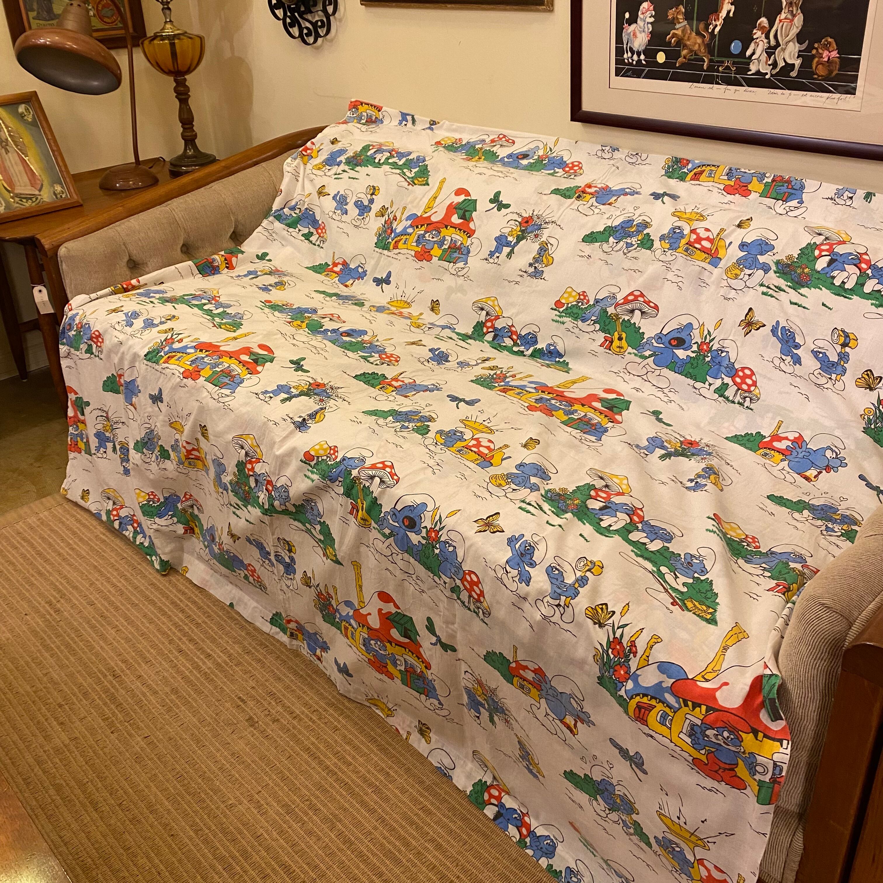 Vintage Smurfs Sheet