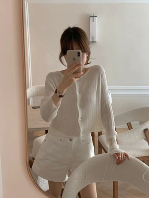 (予約) ounce / Lin Golgi cardigan