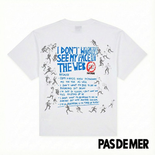 【PAS DE MER/パドゥメ】GANG TEE Tシャツ / WHITE / AW26-14475