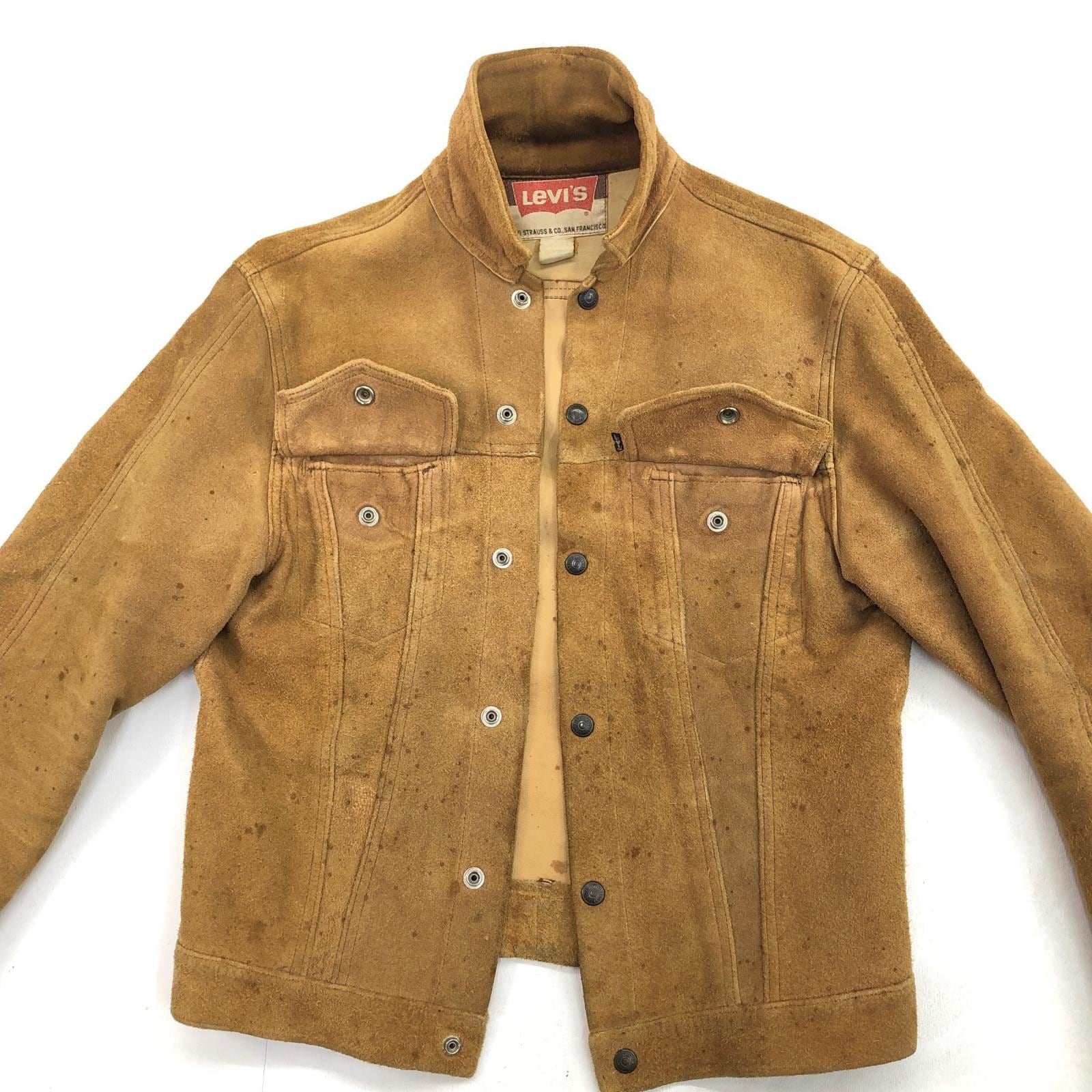 明*将様 Levi's スウェード 3rd BIGE 70505 60s トラッ LEVI'S リーバイス 60- 70年代 70505 BIG E スウェードジャケット