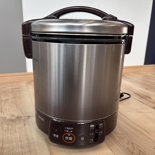 アウトレット品　リンナイ　電子ジャー付ガス炊飯器　RR-100VQ(DB)