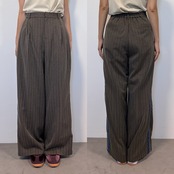 ピンストライプトラックスPT/ブラウン